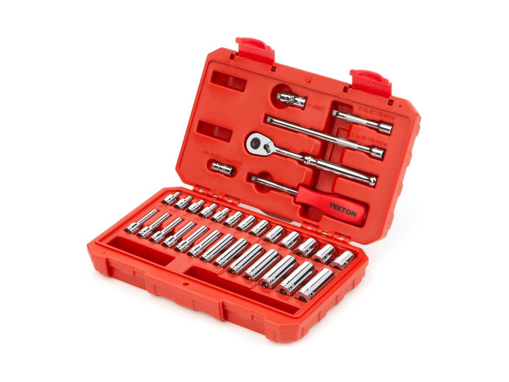Tekton Socket Set – Ratchet and Socket Kit – Tekton