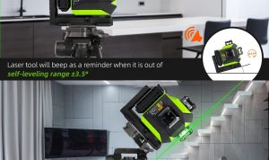 Self-Leveling Laser – Cross Line Laser Level – Huepar
