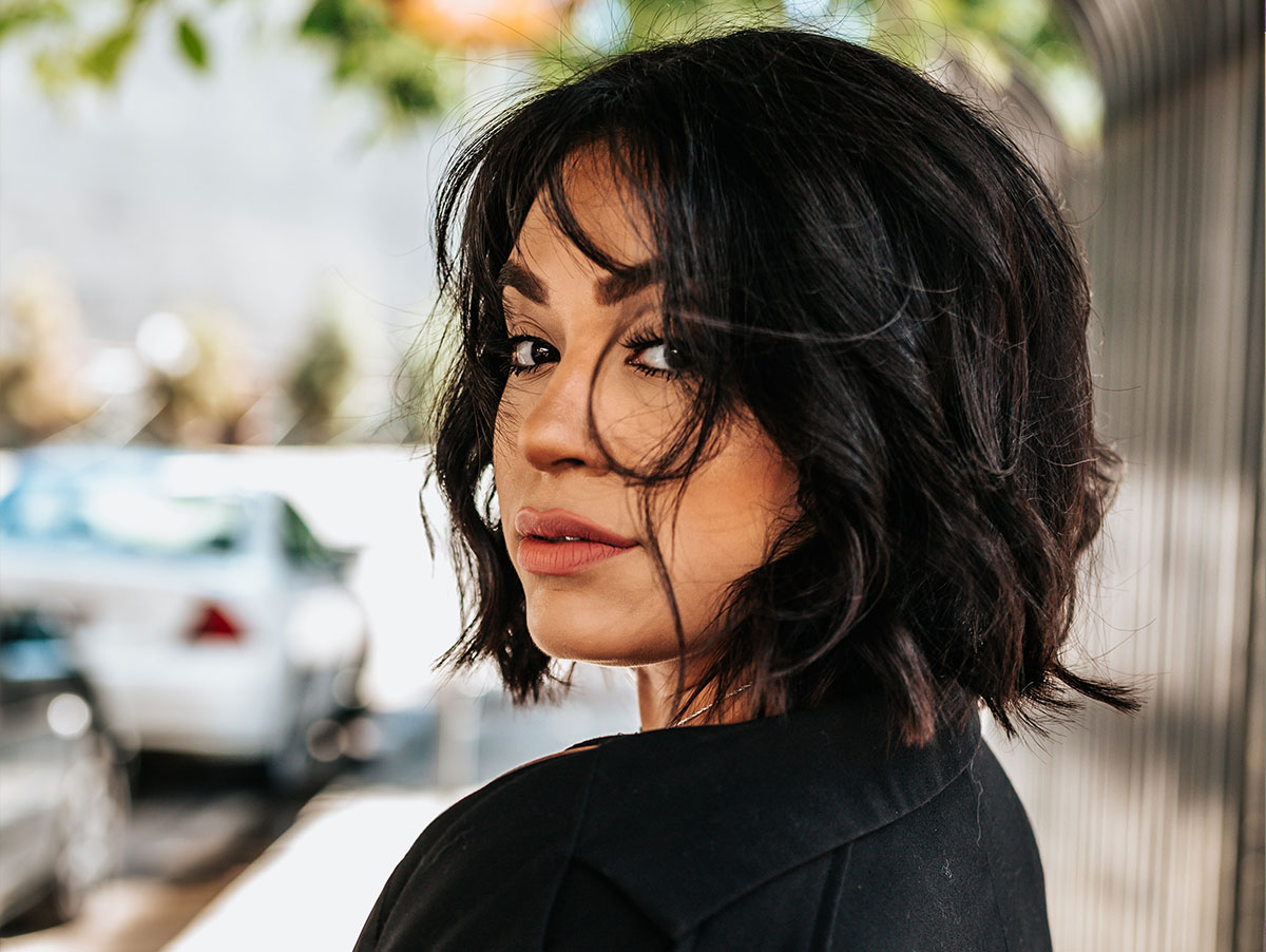 Sleek-slightly-angled-bob-with-a-middle-part Long Angled Bob Hairstyles ... Bobs furniture polaris