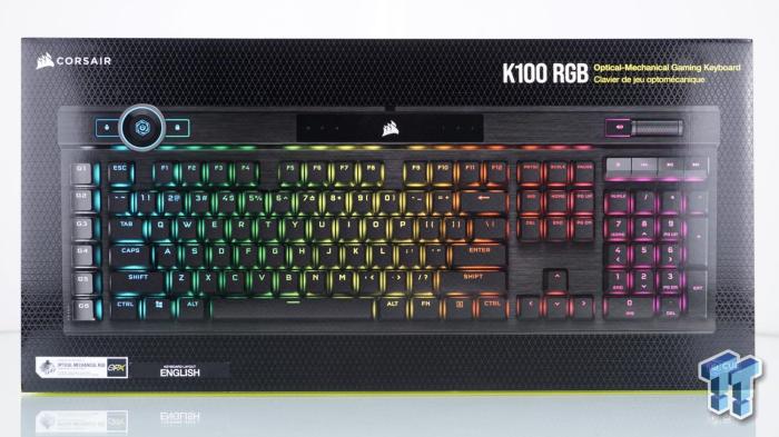 Corsair K100 RGB Reviewing the Optical-Mechanical Performance for Streamers